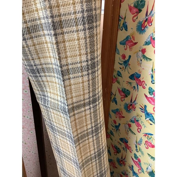 Vintage 1970’s Deadstock Knit Cream,Grey, Beige JcPenney Bell Bottom Pants - Picture 6 of 8